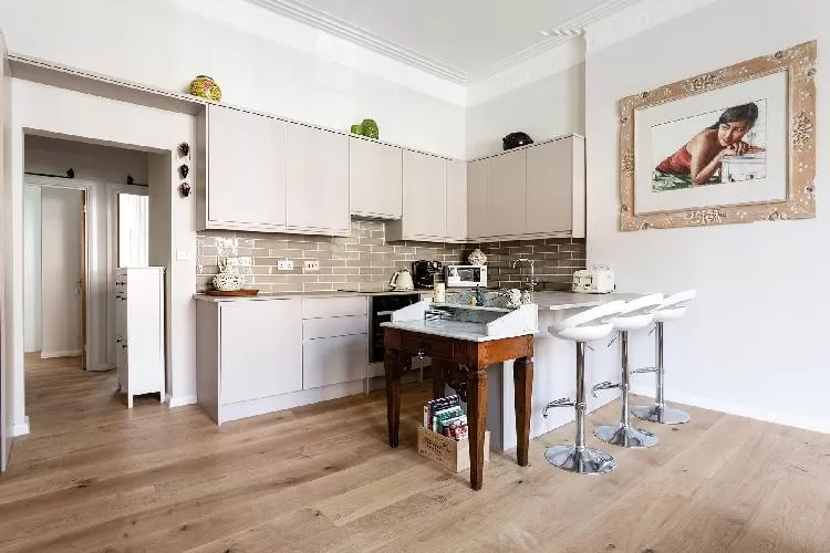 cool kitchen of Hampstead - Adamson Road luxury apartment