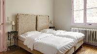 fresh sheets in Saint Germain des Pres Odeon luxury apartment, holiday home, vacation rental