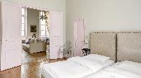 clean sheets in Saint Germain des Pres Odeon luxury apartment, holiday home, vacation rental
