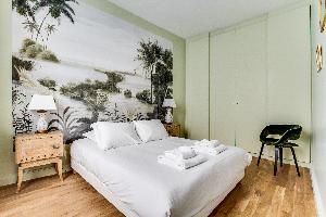 clean bedroom linens in luxury apartment and vacation rental