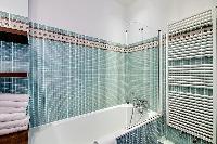 cool bathtub in Saint Germain des Prés - Bonaparte luxury apartment