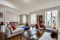 cool sitting room of Saint Germain des Prés - Bonaparte luxury apartment