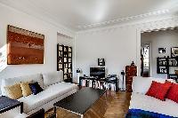 cool living room of Saint Germain des Prés - Bonaparte luxury apartment