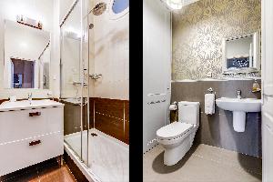 clean bathroom in Marais - Francs Bourgeois luxury apartment