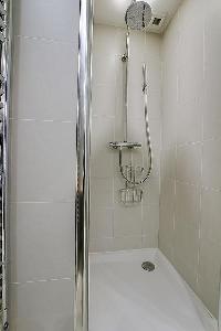 cool shower area in Saint Germain des Prés - Dragon I luxury apartment