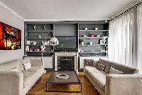large, stylish, and fully-air conditioned 2-bedroom paris luxury apartment