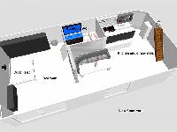 floorplan of Champs de Mars - La Bourdonnais Penthouse luxury apartment, vacation rental