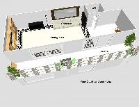 level-two floorplan of Champs de Mars - La Bourdonnais Penthouse luxury apartment, vacation rental