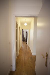 hallway in a 2-bedroom Paris luxury apartment