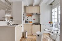 delightful kitchen of Notre Dame - Colbert Suite luxury apartment