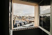 wonderful views of Notre Dame de Paris, rue des Grands Degrés, and the Seine River from a 3-bedroom 