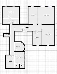 floor plan of Saint Germain des Prés - Luxembourg Guynemer luxury apartment