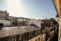 view from the French windows of a 1-bedroom Paris luxury apartment