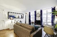 tastefully-decorated one-bedroom Paris luxury apartment