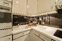 nice modern kitchen of Tour Eiffel - Trocadero Albert de Mun