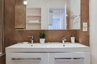 stylish sink in a 2-bedroom paris luxury apartment