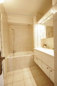 neat bathroom interiors of Trocadero - Sablons luxury apartment