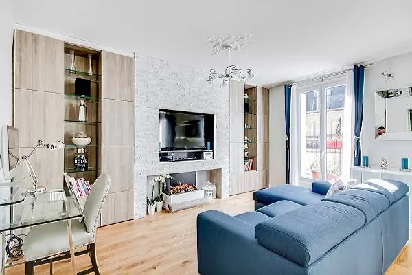 a 2-bedroom paris luxury apartment with spacious living space