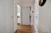 hallway in a 3-bedroom Paris luxury apartment