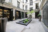 courtyard in Paris luxury apartment