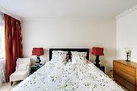 neat bedroom in Trocadéro - Poincaré 3 Bedrooms II luxury apartment