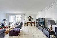 awesome living room in Trocadéro - Poincaré 3 Bedrooms II luxury apartment