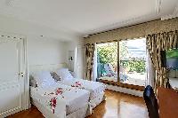 nice bedroom with balcony at Trocadero - Poincaré 2 bedrooms luxury apartment