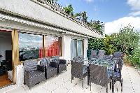 awesome terrace of Trocadero - Poincaré 2 bedrooms luxury apartment