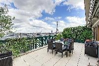 amazing terrace of Trocadero - Poincaré 2 bedrooms luxury apartment