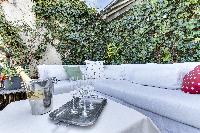 awesome patio fo Saint Germain des Prés - Penthouse View luxury apartment