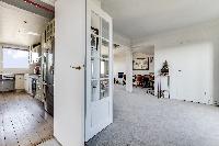 neat interiors of Saint Germain des Prés - Penthouse View luxury apartment