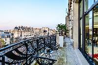 beautiful view from the balcony of Trocadero - Mandel 4 bedrooms luxury apartment