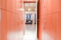 plenty of closets in a 3-bedroom Paris luxury apartment