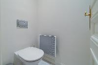 a separate toilet area in paris luxury apartment