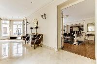 spacious and elegant sitting area paris luxury apartment
