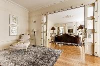 4-bedroom Paris luxury apartment furnished with beautiful furniture and fixtures