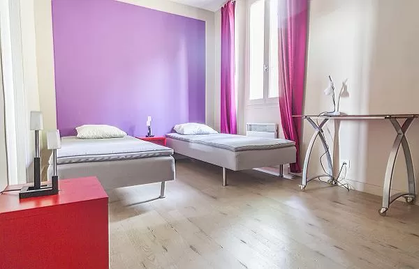 fascinating bedroom interiors of Cannes - Barri luxury apartment