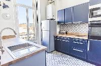 well-appointed kitchen of Cannes - Pere Muret luxury apartment