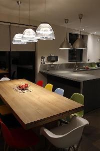 dapper dining room of Cannes - Les Moufflets luxury apartment