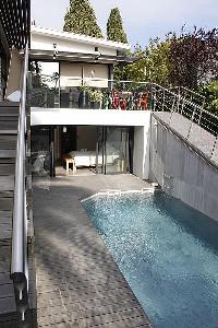 wonderful pool area of Cannes - Les Moufflets luxury apartment