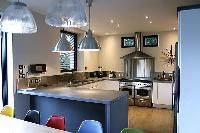 fully furnished kitchen of Cannes - Les Moufflets luxury apartment