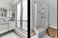 full bathroom in a Paris luxury apartment