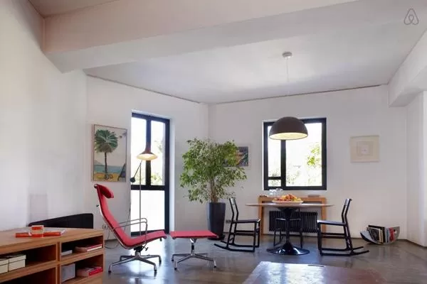 nice interiors of Athens - Atelier Basquiat Penthouse luxury apartment