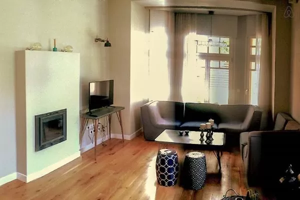 nice interiors of Athens - B Residence 3BR with pool luxury apartment
