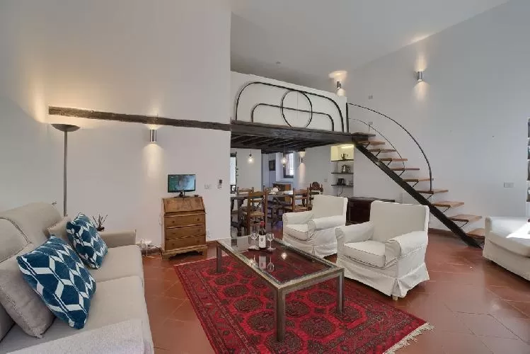 cool multilevel Rome - Clementina Colosseum 1BR luxury apartment and vacation rental