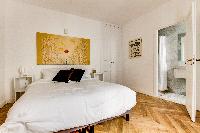 pristine bedding in Champs Elysées - Bassano 2 Bedrooms luxury apartment