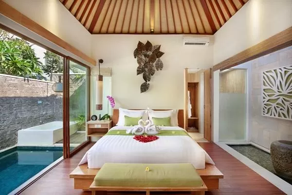 impressive interiors of Bali - Legian Ini Vie Villa 1BR luxury apartment
