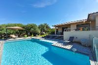 awesome swimming pool of Corsica - Pinarellu luxury apartment