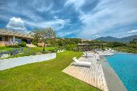 breathtaking poolside lawn of Corsica - Mediterranean luxury apartment