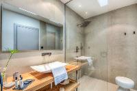 neat and trim bathroom of Corsica - Mediterranean luxury apartment